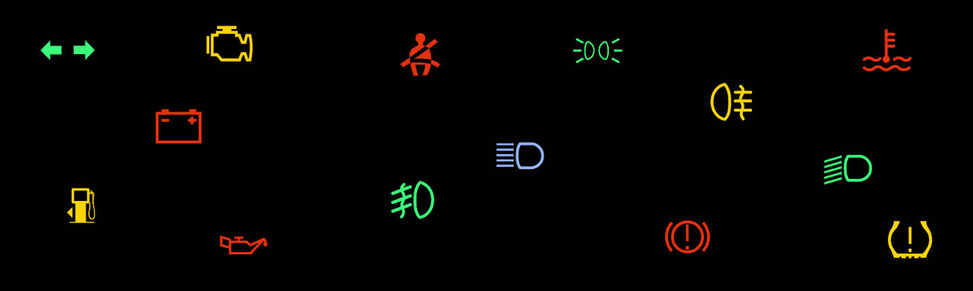 Lichter am Auto: Symbole von Abblendlicht & Co.