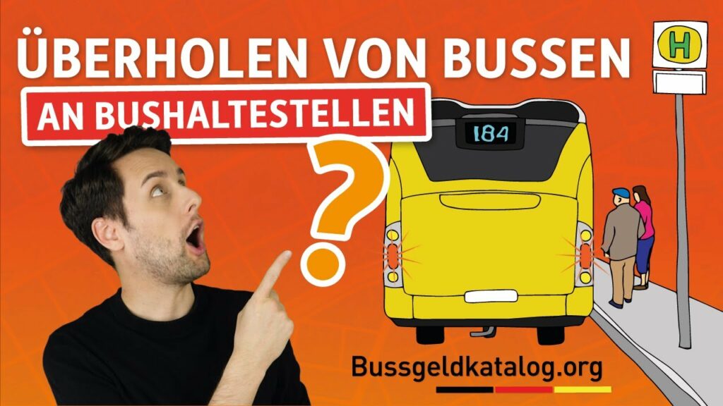 Wann fährt ein Bus mit eingeschaltetem Warnblinker?